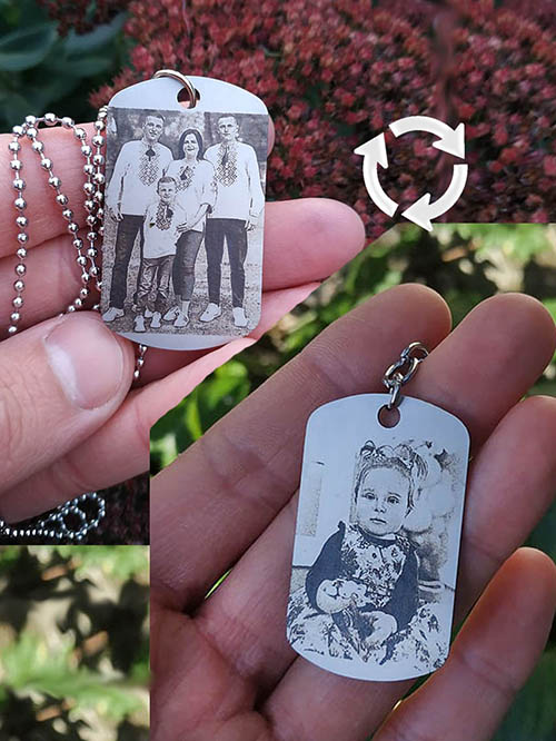 Брелок з гравіюванням